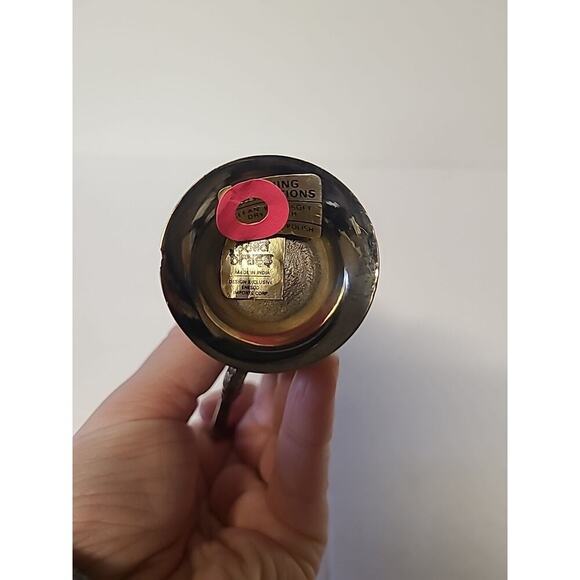 Brass Ewer Vintage Brass Ware Mini Jug Pitcher Bud Vase India - Picture 5 of 6